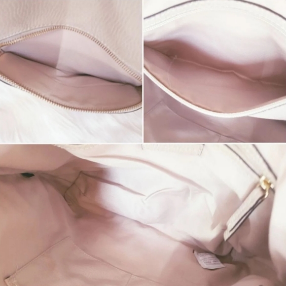 NWOT The Limited Beige Shoulder Bag 2 tiny spots - Picture 3 of 10